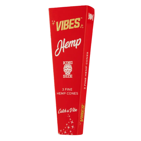 Vibes Cones Red Hemps / King 3pk